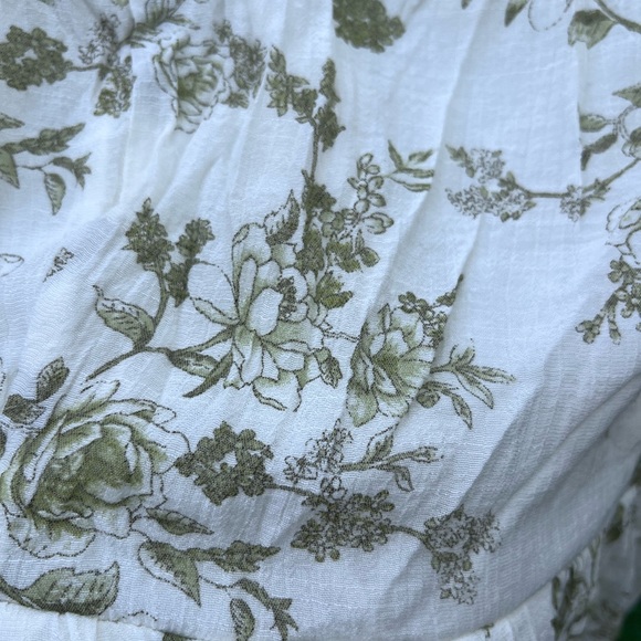 Green Floral Dress - Picture 5 of 5